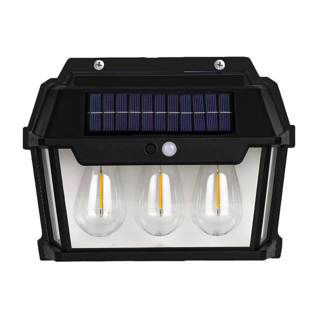 Triple Lanterne Vintage Bougie, nouvelle lampe murale à induction solaire - Électronique - صورة 4