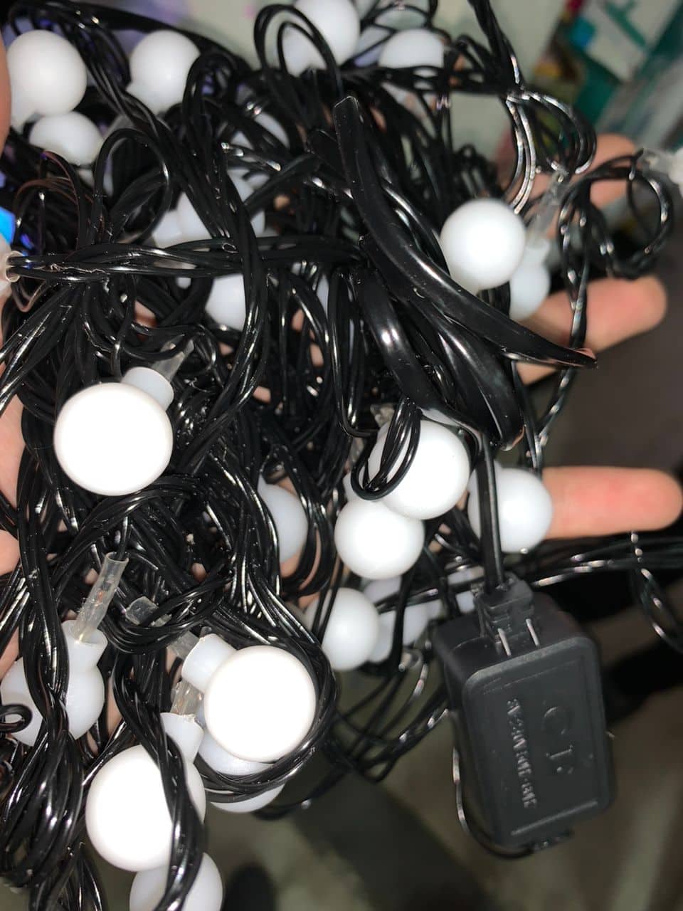 Guirlande lumineuse à 40 LED - 9 m - Branchement direct avec secteur étanche décoration idéale pour chambre (Rond) - Décoration - صورة 11