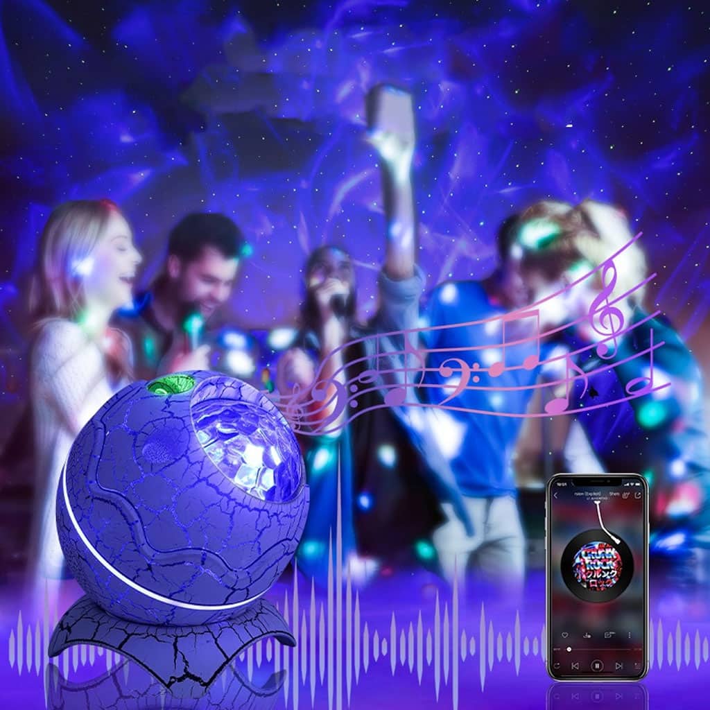 Projecteur galaxie, veilleuse en forme d'œuf de dinosaure - Électronique - صورة 3