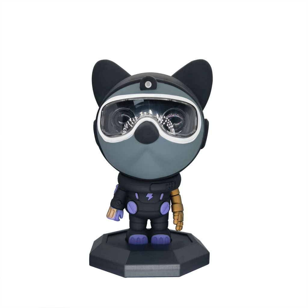 Bulldog Astronaute Projecteur Lampe Nébuleuses Espace Lumières - Électronique - صورة 3