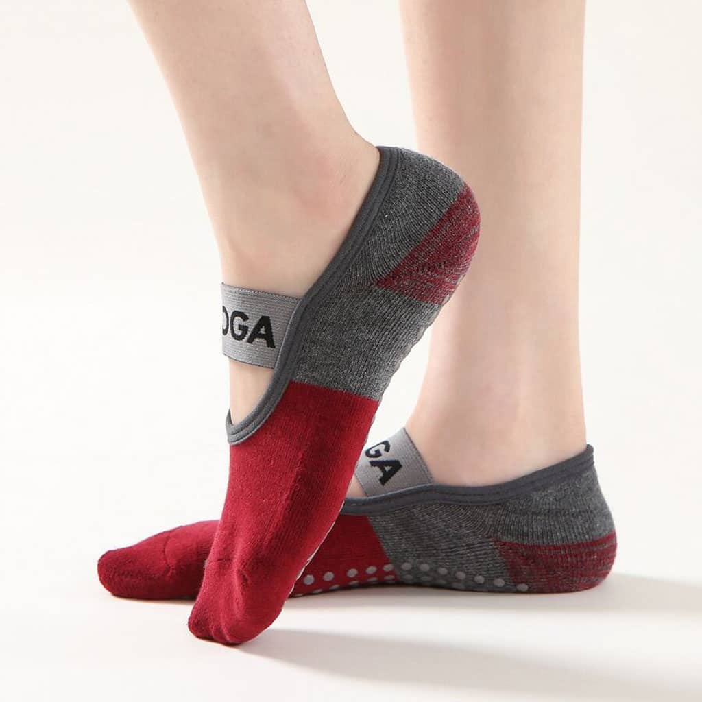 Paires Chaussettes de Yoga pour Femme Antidérapantes - Divers - صورة 2
