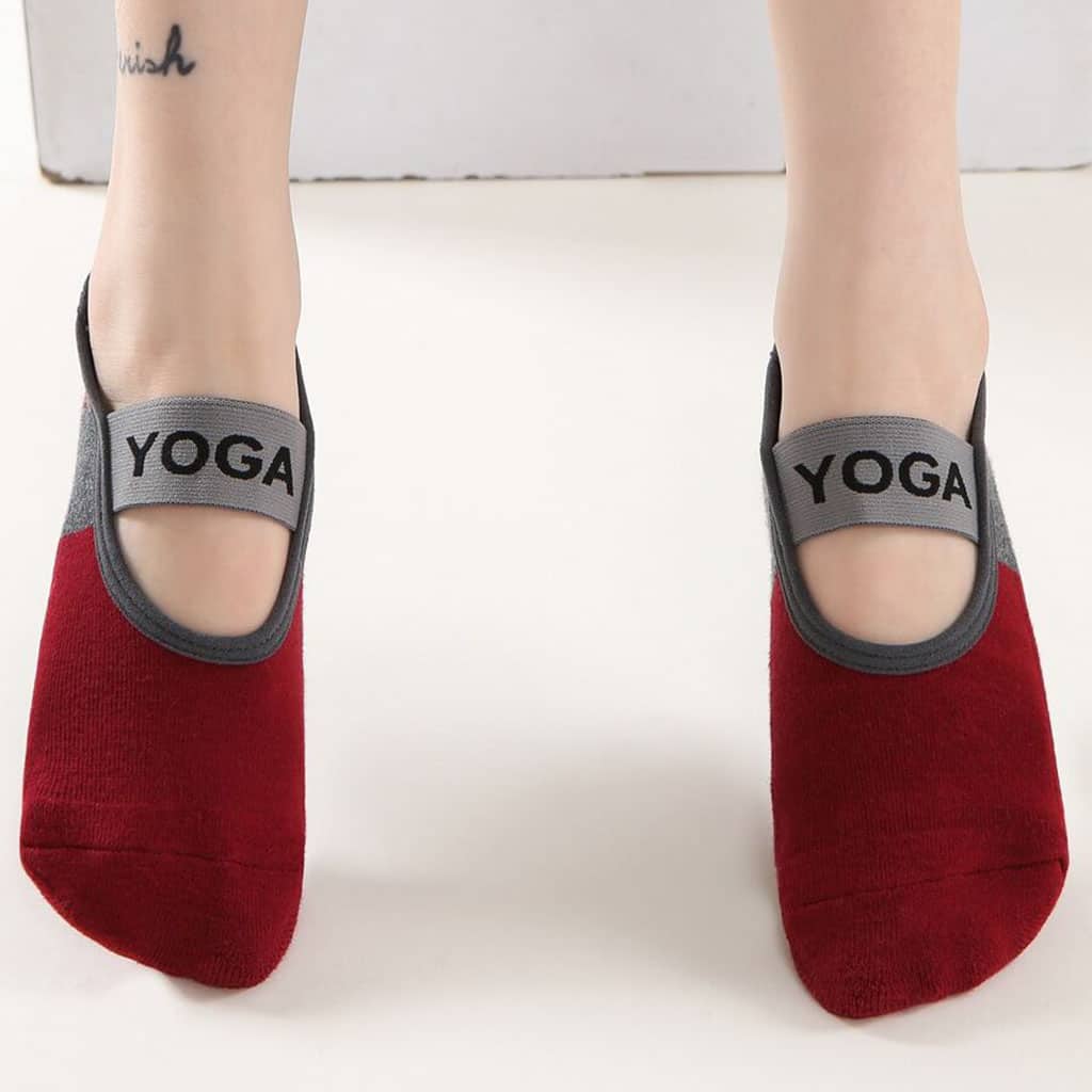 Paires Chaussettes de Yoga pour Femme Antidérapantes - Divers - صورة 3