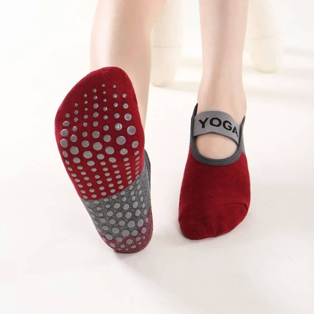 Paires Chaussettes de Yoga pour Femme Antidérapantes - Divers - صورة 4
