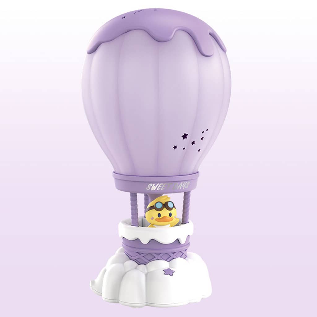 Lampe de table LED pour chambre d'enfant, rechargeable en forme de montgolfière - Divers - صورة 5