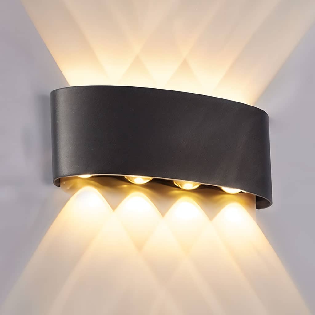 Applique Murale LED 8W D’Éclairage Extérieur 4 Lampes en PP - PACK 2 PCS﻿ - Maison - صورة 5