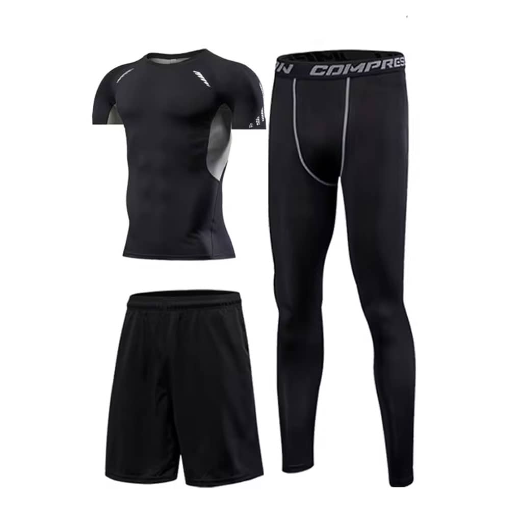 GYM Sport Kit Compression pour Hommes 3 pcs  - طقم رياضي  3 قطع - Sport - صورة 6