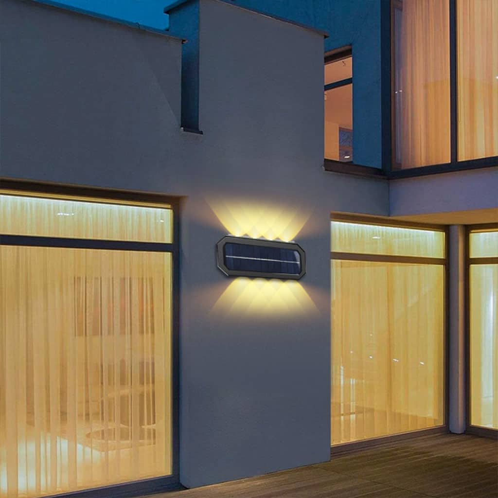 PACK X 2 Lampes Solaires Murales 8LED avec Détection de Mouvement Auto 2Pcs - Camping et Randonnée - صورة 2