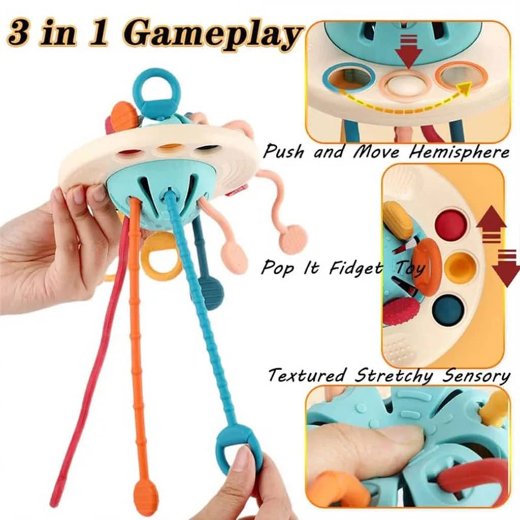 Jouets sensoriels de dentition pour bébé, activités d’apprentissage pour les tout-petits - Divers - صورة 3