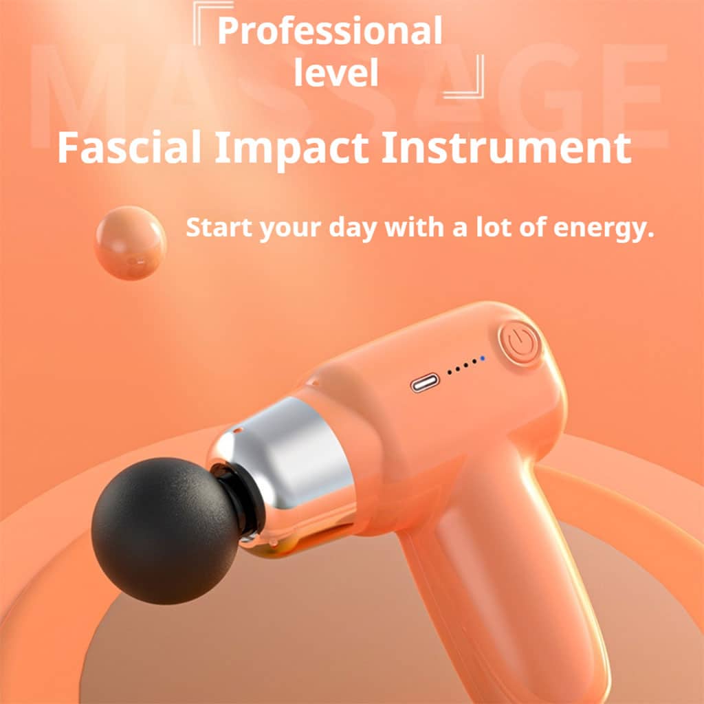Pistolet de massage silencieux professionnel à 5 vitesses, léger et portable - Sport - صورة 5