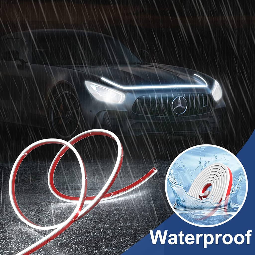 LED dynamiques Bandes lumineuses pour capot de voiture - Accessoires Auto/Moto - صورة 3