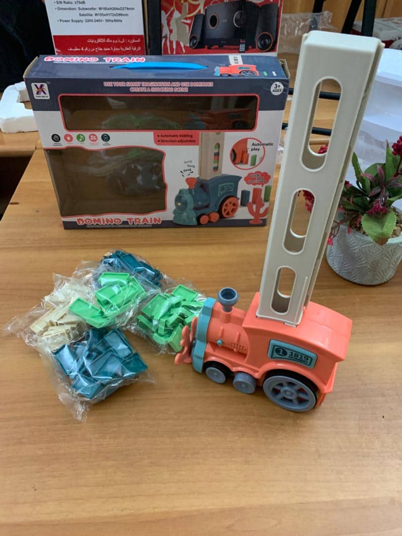 Jeu De Train Domino Educatifs avec lumières et Musique pour Enfants - Jouet & Gaming - صورة 8
