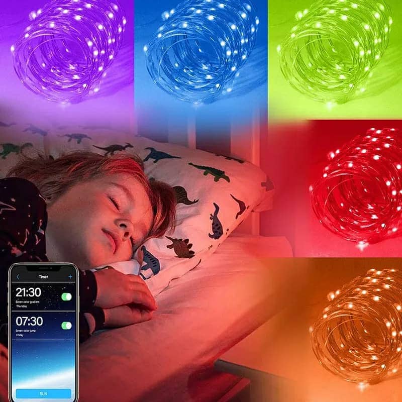 Led Strip lumineuse intelligente 5M USB Bluetooth pour décoration - Électronique - صورة 5