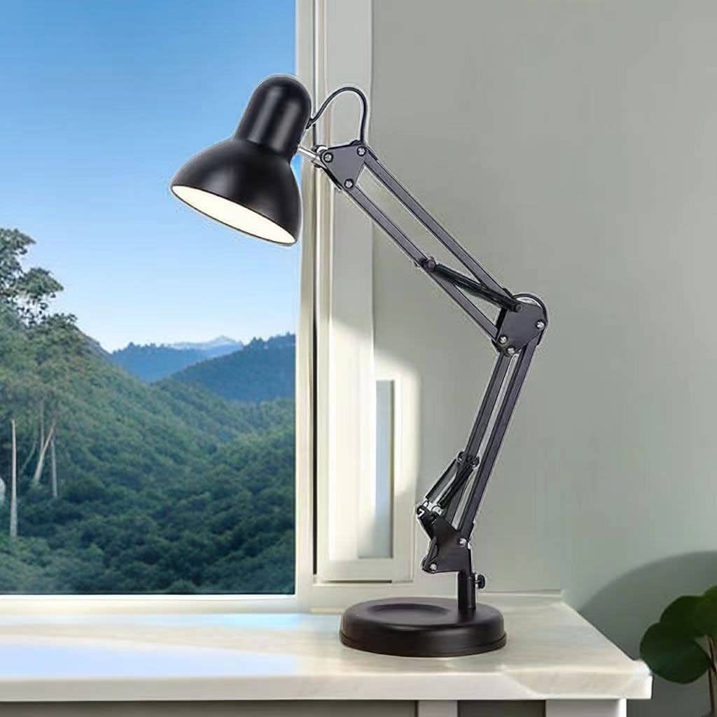 Retro LED Desk Lamp Metal Adjustable E27 - Électronique - صورة 6