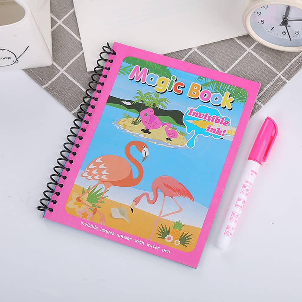 Magic Book réutilisable avec des dessins animés pour enfants et un stylo à eau - Divers - صورة 4