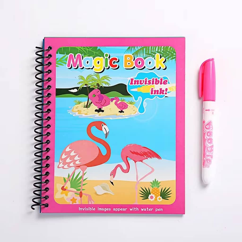 Magic Book réutilisable avec des dessins animés pour enfants et un stylo à eau - Divers - صورة 5
