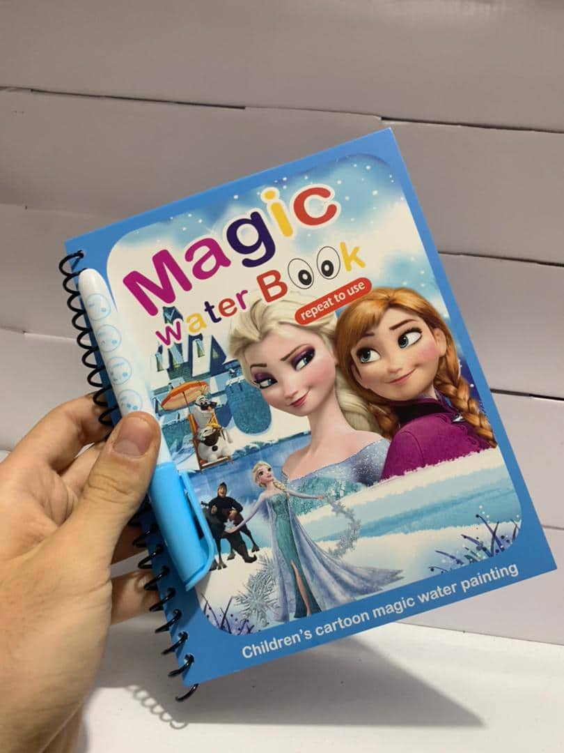 Magic Book réutilisable avec des dessins animés pour enfants et un stylo à eau - Divers - صورة 6