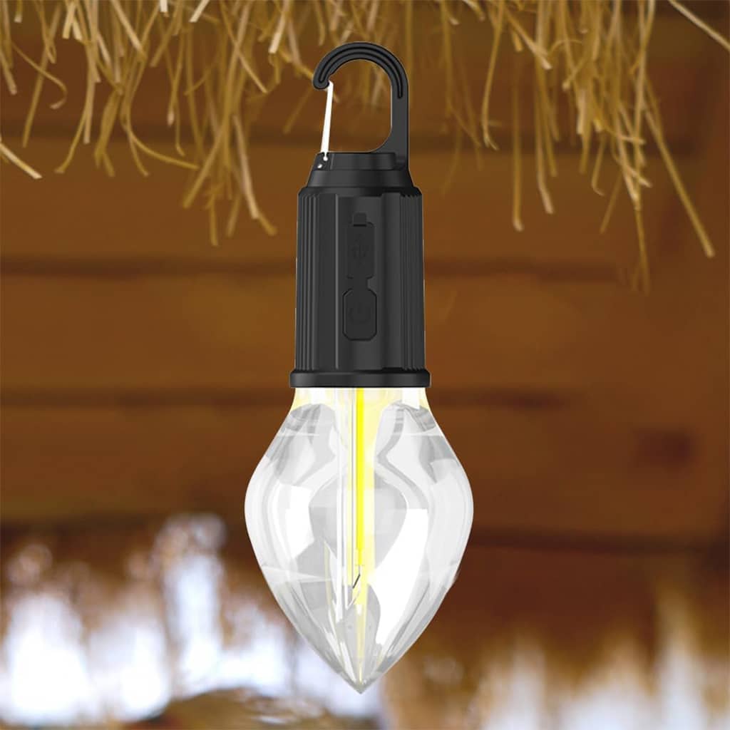 Lampes rechargeables avec crochet à clip, 3 modes d'éclairage - Camping et Randonnée - صورة 3