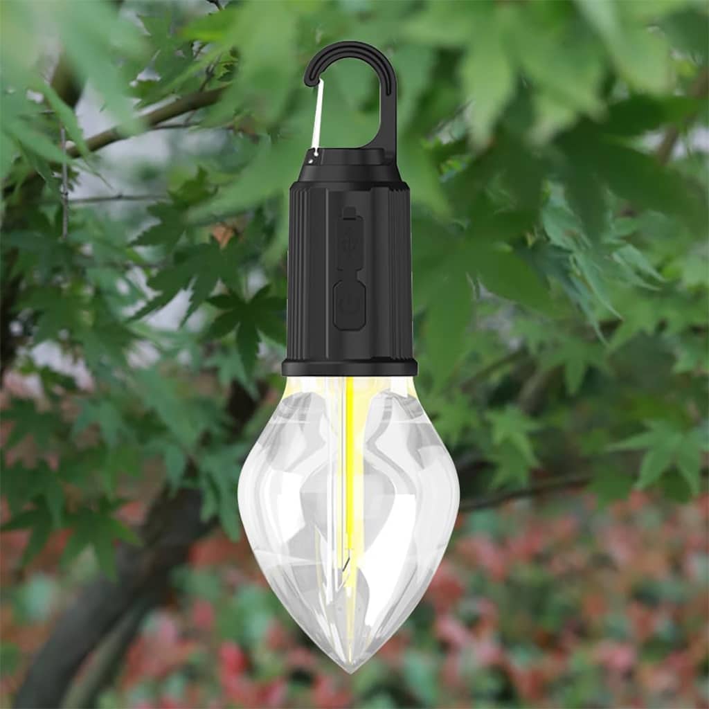 Lampes rechargeables avec crochet à clip, 3 modes d'éclairage - Camping et Randonnée - صورة 4