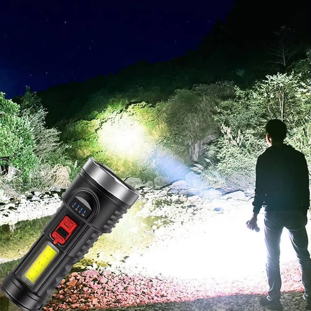 Lampe torche LED rechargeable Super lumineuse G5 - Camping et Randonnée - صورة 5