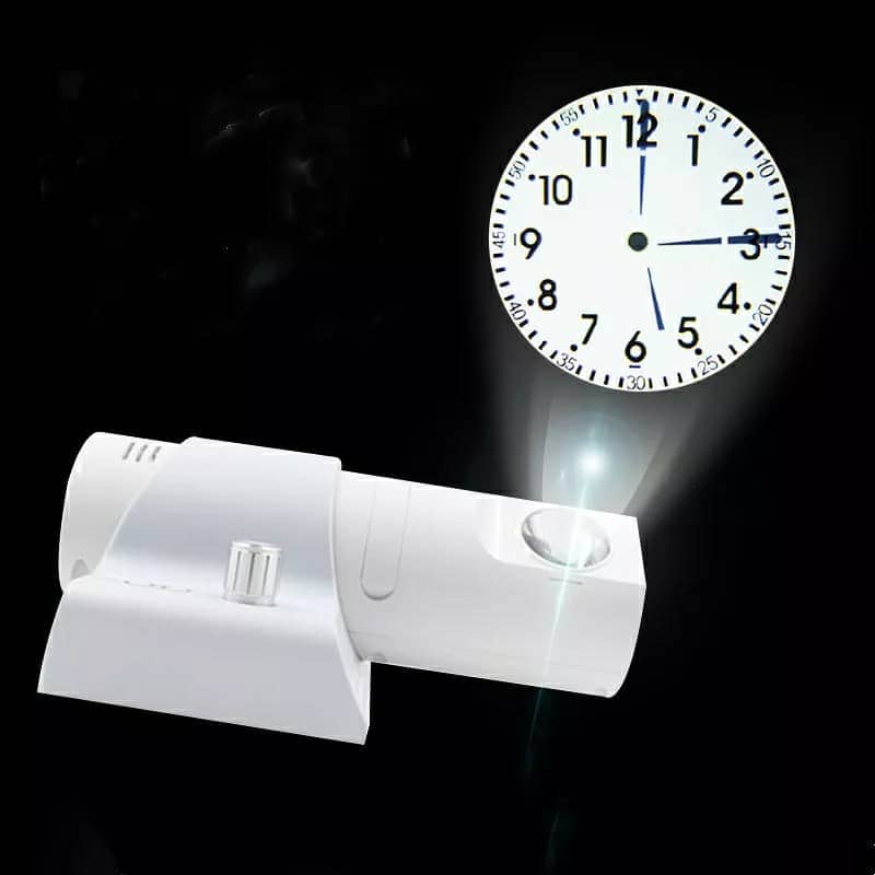 Projecteur horloge mural HD Rotation à 180 degrés 2 mode et 4 couleur - Électronique - صورة 13