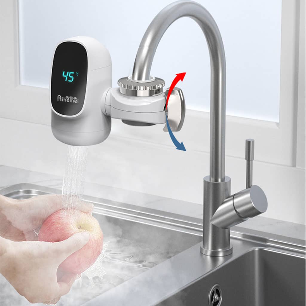 Robinet électrique chauffant rapide à affichage numérique - صنبور تدفئة كهربائي سريع مع شاشة رقمية - Maison - صورة 9