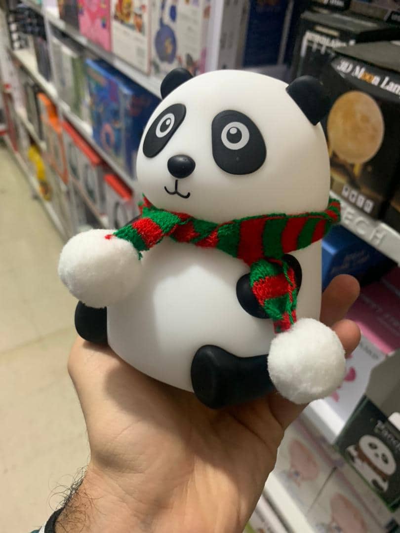Veilleuse Forme de Panda Silicone Rechargeable Pour Bébé - Décoration - صورة 10