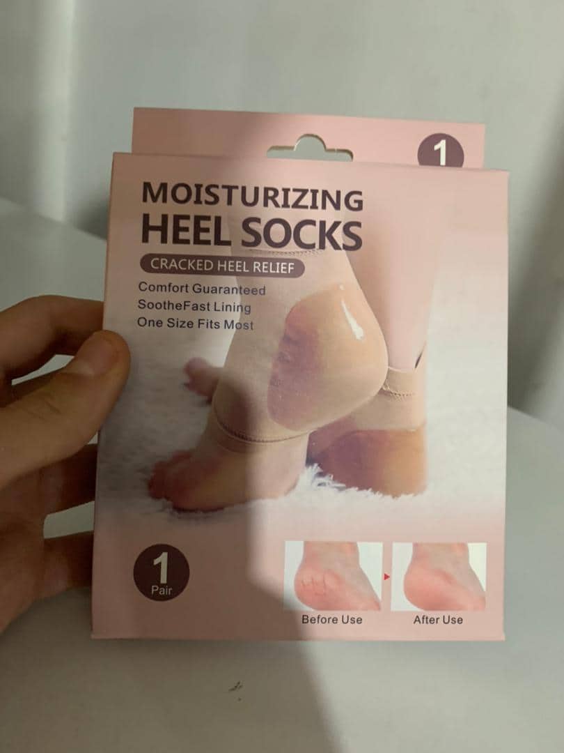 Paires de chaussettes hydratantes pour le traitement du talon fissuré - Soins et Beauté - صورة 6