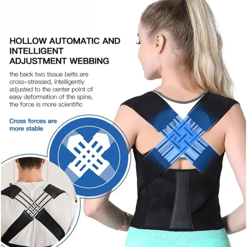 Ceinture de posture réglable pour le dos unisexe - Sport - صورة 4