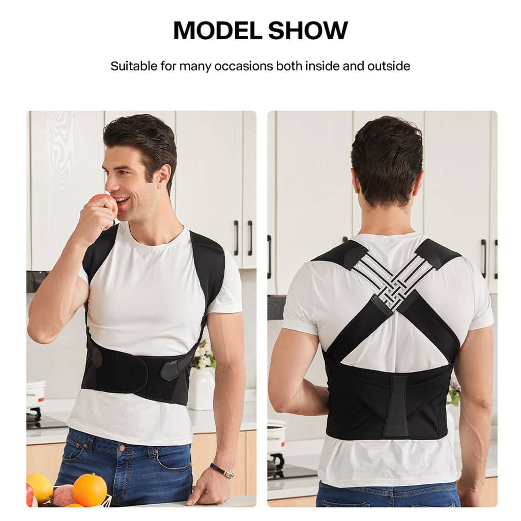 Ceinture de posture réglable pour le dos unisexe - Sport - صورة 5