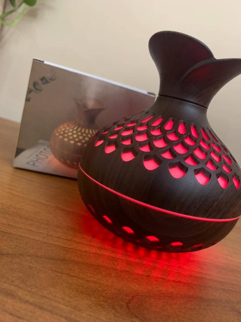 Diffuseur D’huiles Essentielles 300ml Avec 7 Lumières LED Colorée - Décoration - صورة 6
