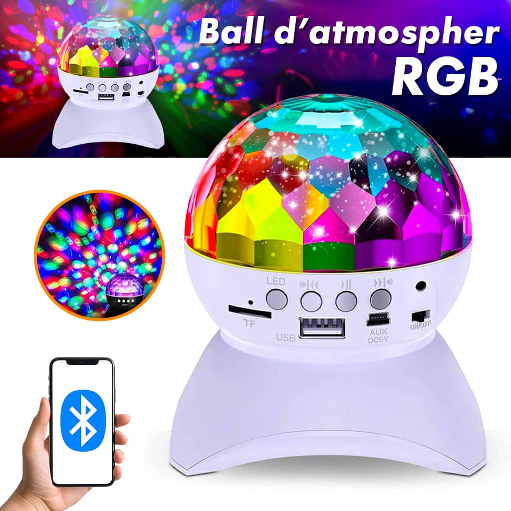 Projecteur Led de Disco RGB intelligente décoration Chambre à coucher - Électronique - صورة 8