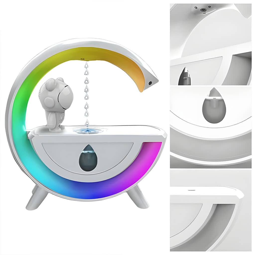 Haut Parleur Bluetooth et Humidificateur anti-gravité en forme de G - Électronique - صورة 2