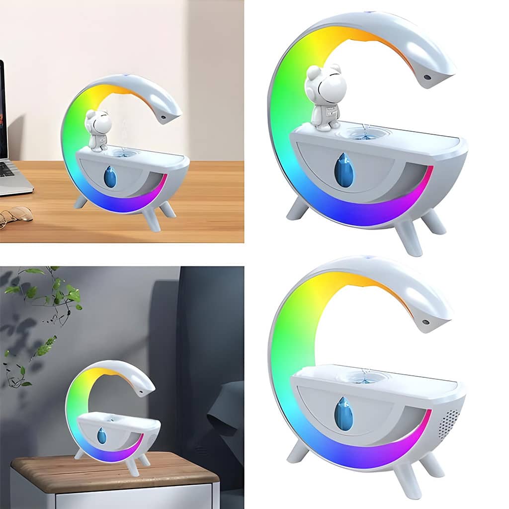 Haut Parleur Bluetooth et Humidificateur anti-gravité en forme de G - Électronique - صورة 3