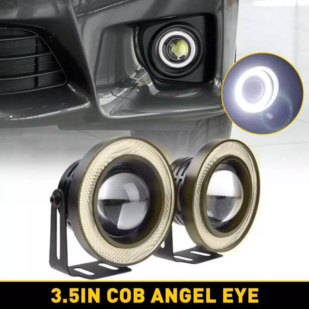 Feu antibrouillard rond LED IP65 7000K éclairage blanc super brillant - Accessoires Auto/Moto - صورة 4