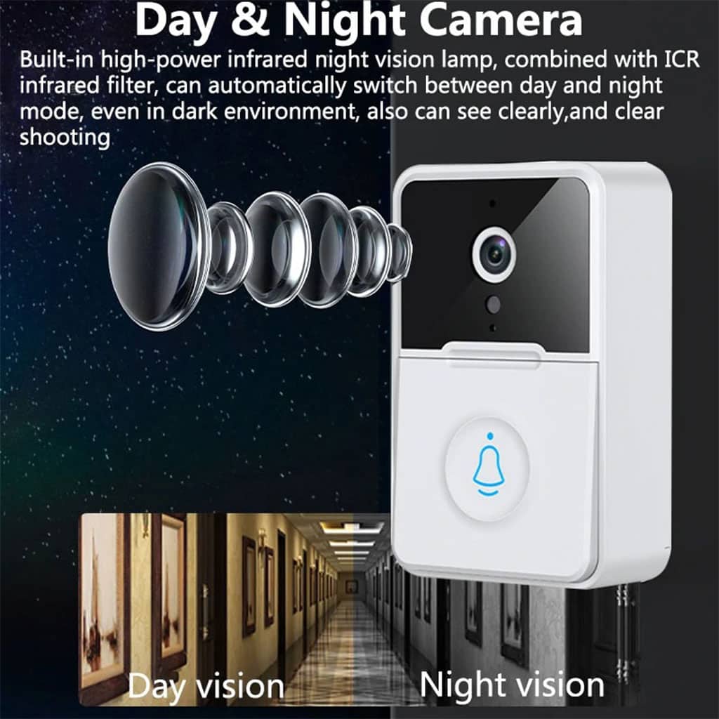 Sonnette et interphone Wifi Sans Fil avec caméra vidéo - Maison - صورة 5