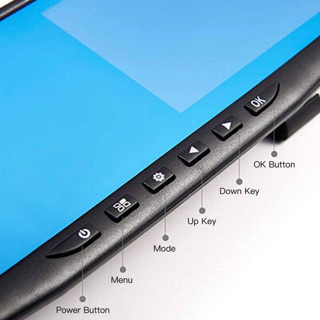 Rétroviseur et Caméra de voiture avant FHD 1080P 4.3P - Accessoires Auto/Moto - صورة 3