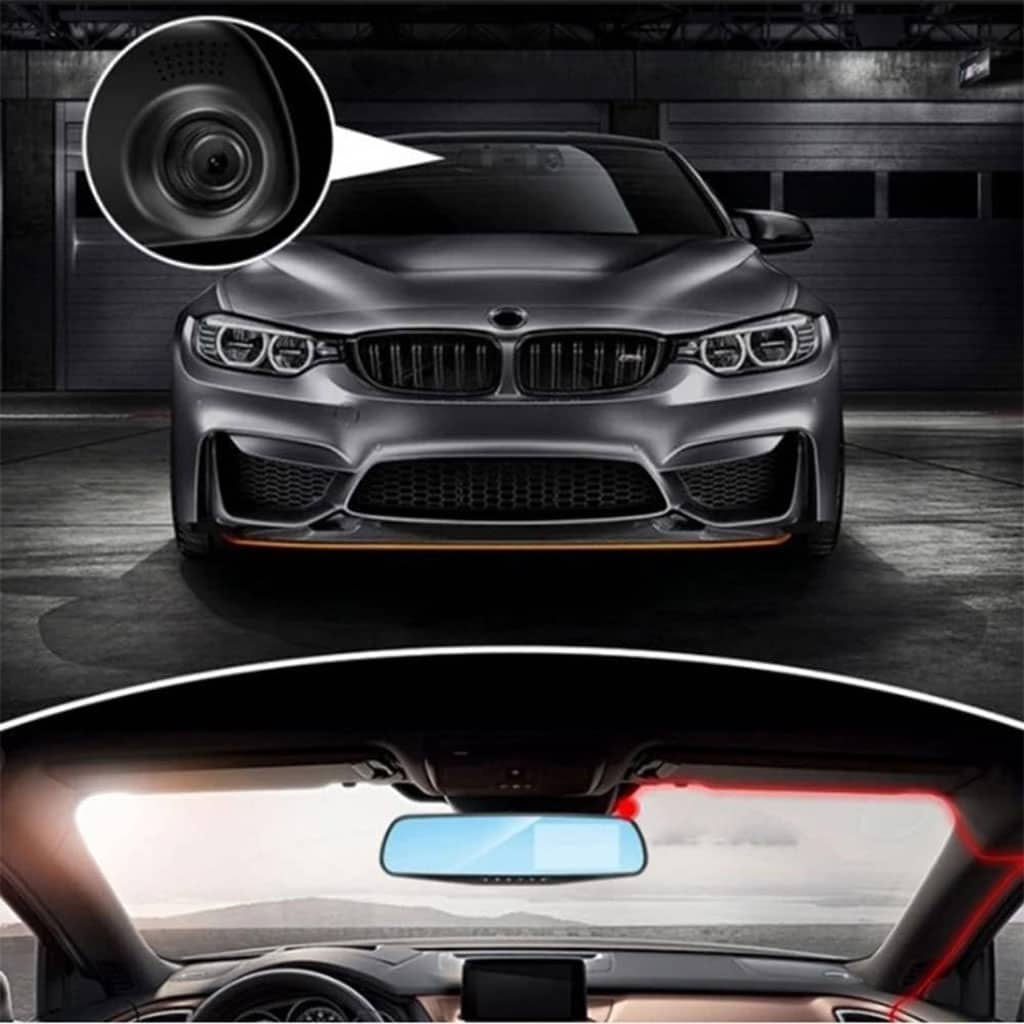 Rétroviseur et Caméra de voiture avant FHD 1080P 4.3P - Accessoires Auto/Moto - صورة 4