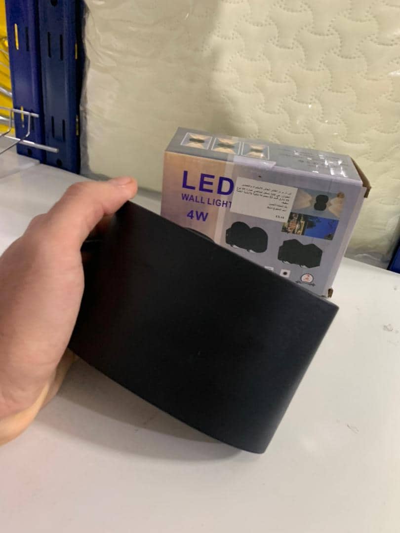 Applique Murale LED 4W D’Éclairage Extérieur 2 Lampes en PP - Décoration - صورة 5