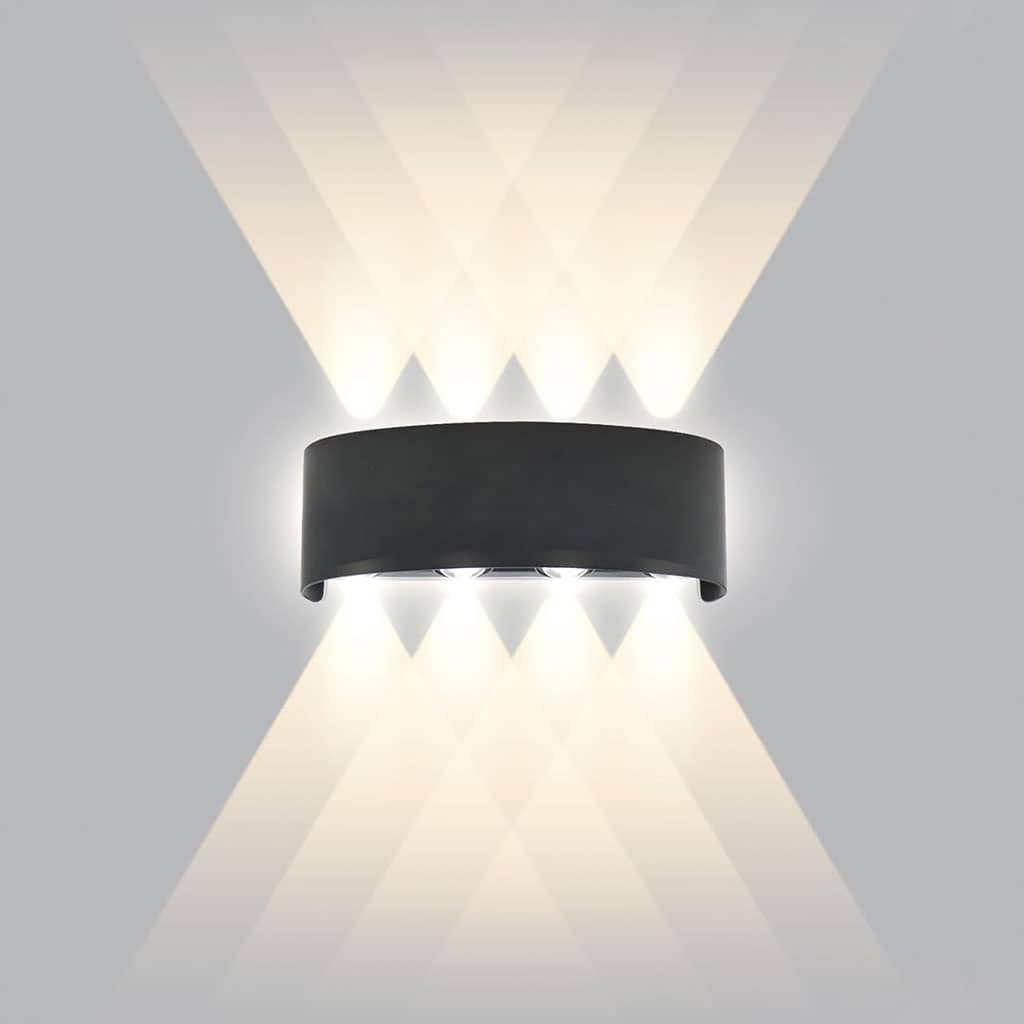 Applique Murale LED 8W D’Éclairage Extérieur 4 Lampes en PP - Décoration - صورة 4