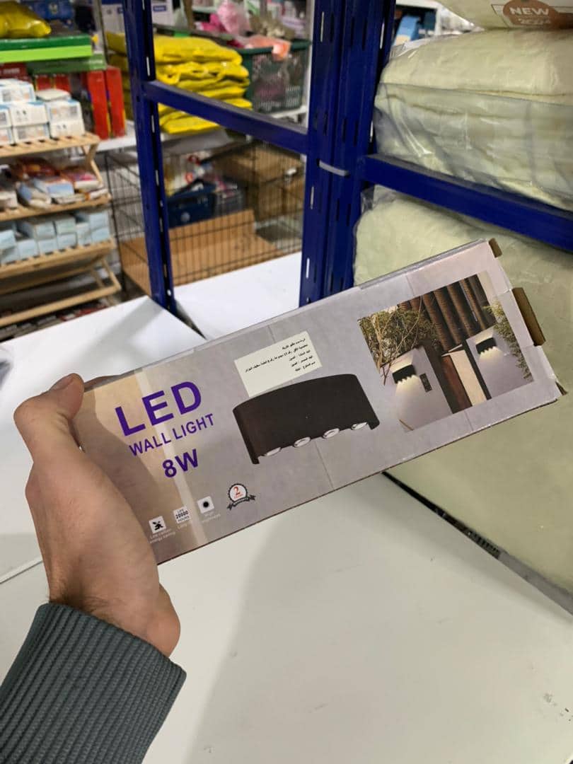 Applique Murale LED 8W D’Éclairage Extérieur 4 Lampes en PP - Décoration - صورة 12