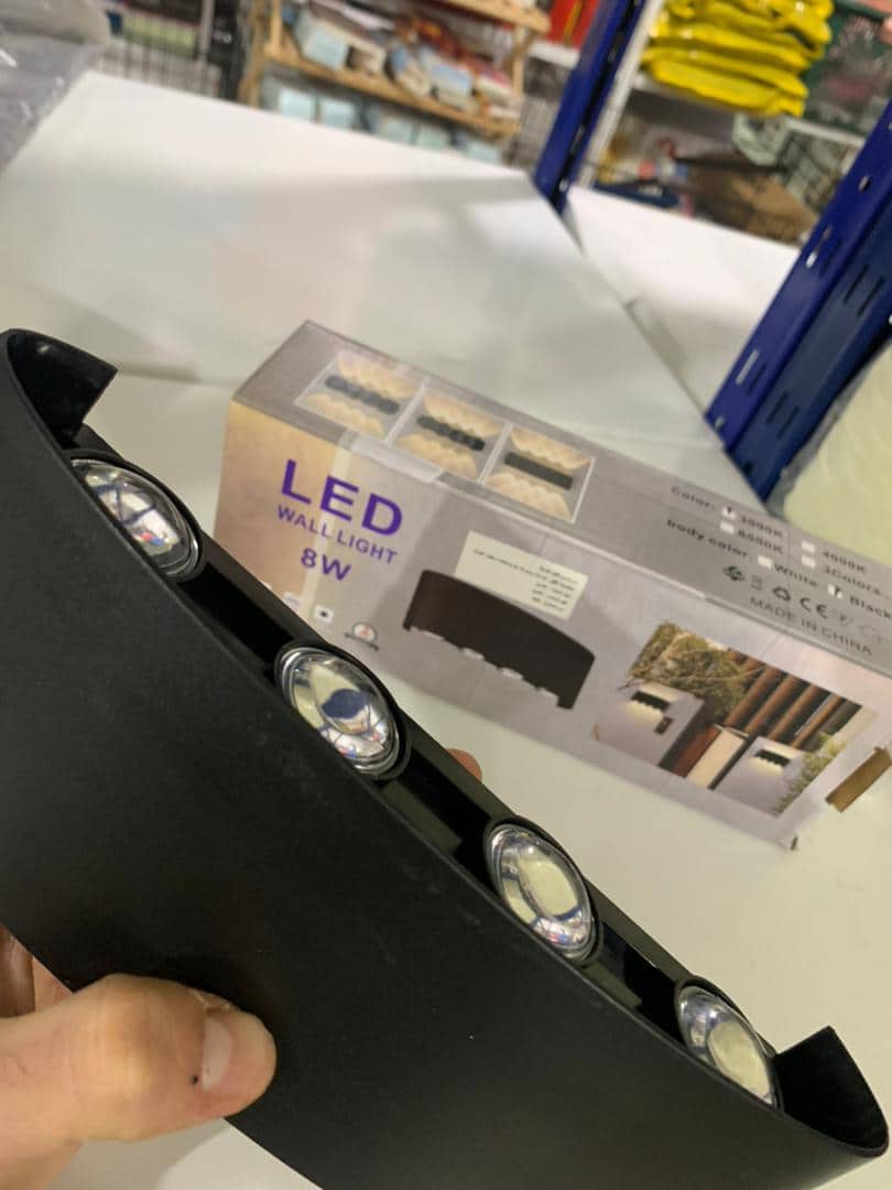 Applique Murale LED 8W D’Éclairage Extérieur 4 Lampes en PP - Décoration - صورة 14
