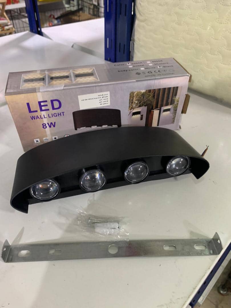 Applique Murale LED 8W D’Éclairage Extérieur 4 Lampes en PP - Décoration - صورة 15