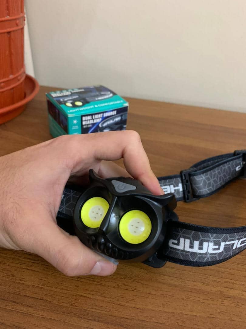 Hibou Lampe frontale LED rechargeable 1500 lumens, 5 modes, étanche IPX4 - Camping et Randonnée - صورة 2