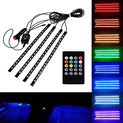Sound atmosphere lamp 48 LED pour voiture - Accessoires Auto/Moto - صورة 2