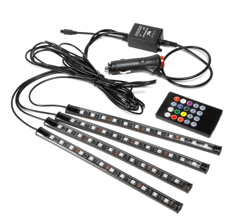 Sound atmosphere lamp 48 LED pour voiture - Accessoires Auto/Moto - صورة 4