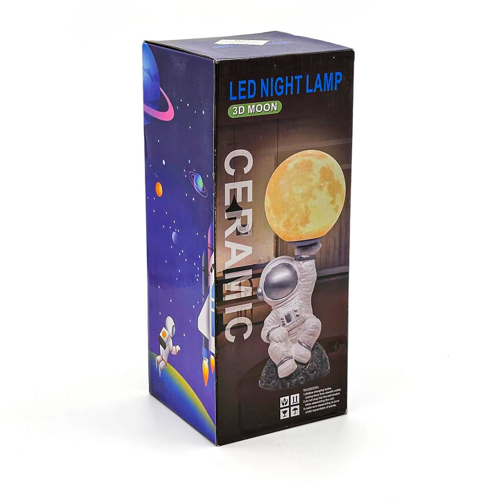 Veilleuse Astronaute et Lampe de Table en Céramique - Décoration - صورة 3