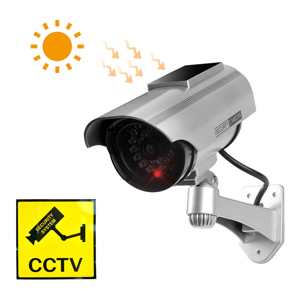 Fausse Caméras de Vidéosurveillance à énergie Solaire avec Clignotant Rouge LED - Divers - صورة 6