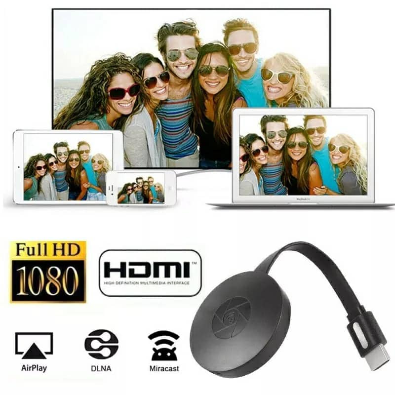 chromecast 4K WiFi Wireless Display Dongle TV Stick TV Stick Media Video Streamer HD - Électronique - صورة 7