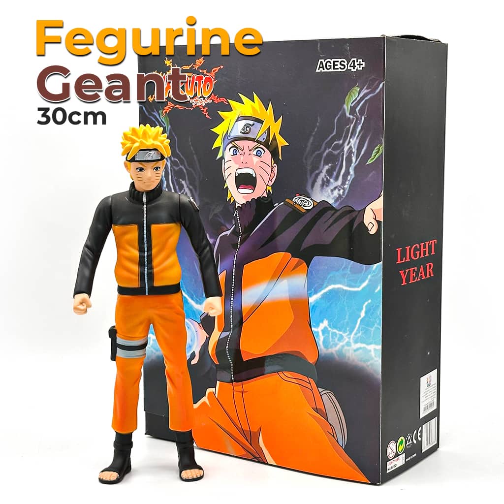 Figurine Géante Naruto 30 cm en PVC Le Héros de Konoha à Collectionner - Jouet & Gaming - صورة 3