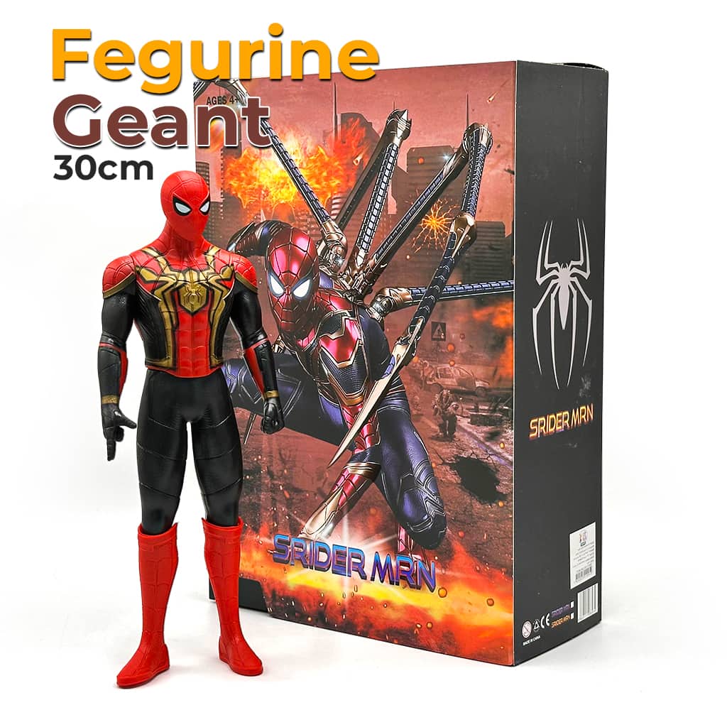 Figurine Géante Spider-Man 30 cm en PVC Le Super-Héros Mythique à Collectionner